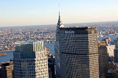 02 Chrysler Building And MetLife Building Close Up From New York City Rockefeller Center Top Of The Rock